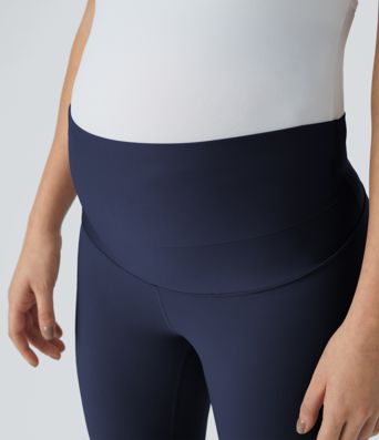 Softlyzero™ Schwangerschafts-Yoga-Leggings mit superhohem Bund und 7/8-Länge 