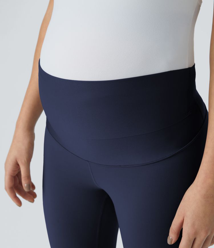 Softlyzero™ Schwangerschafts-Yoga-Leggings mit superhohem Bund und 7/8-Länge 