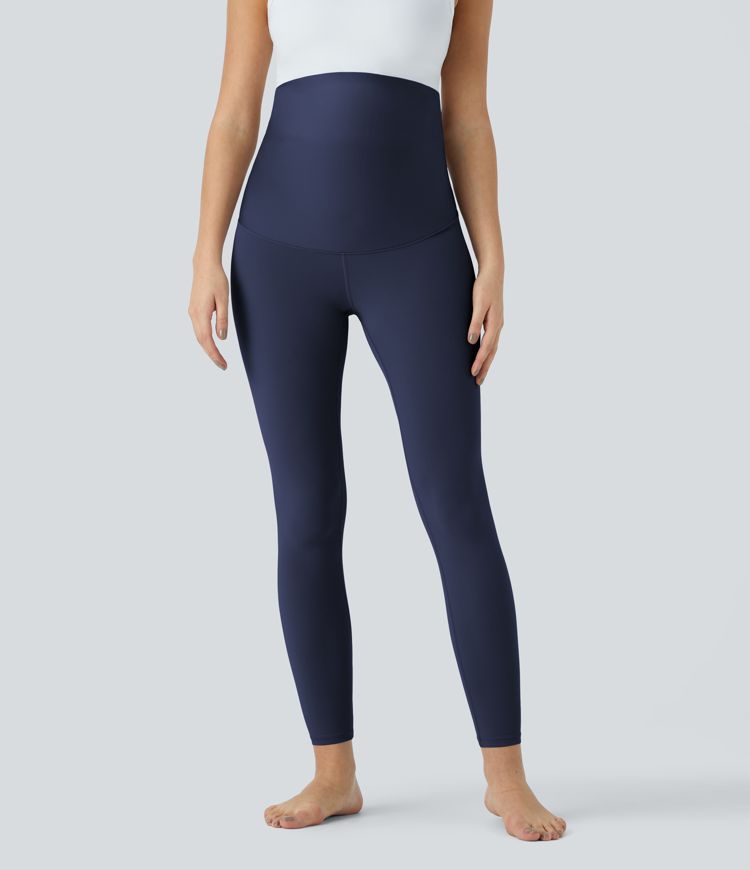 Softlyzero™ Schwangerschafts-Yoga-Leggings mit superhohem Bund und 7/8-Länge 