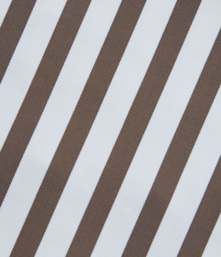 Yoga-Leggings mit hohem Bund, Seitentaschen, Kordelzug und Streifen