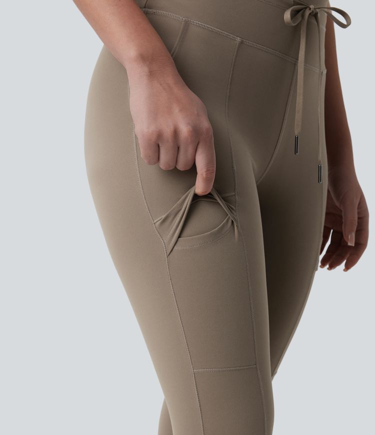 Halara UltraSculpt™ Legging cargo camping 7/8 taille haute à cordon de serrage avec poches