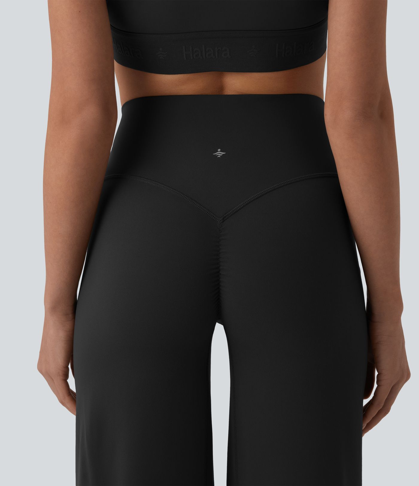 SoftlyZero™ High Waisted Tummy Control Straight Leg Ruched Yoga Pants-UPF50+ SoftlyZero™ High Waisted Tummy Control Straight Leg Ruched Yoga Pants-UPF50+