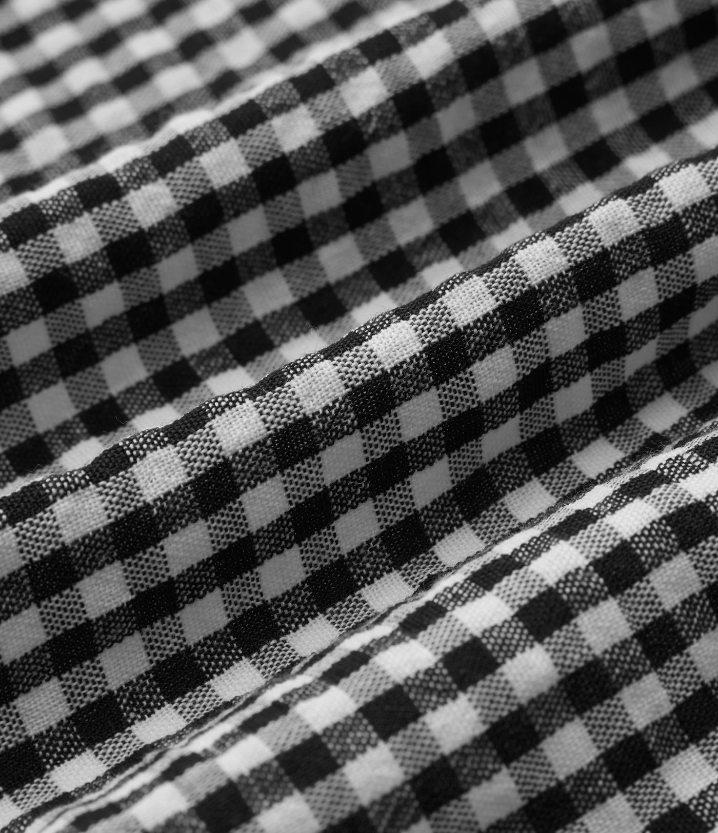 Round Neck Sleeveless Shirred Plaid Flowy Midi Casual Linen-Feel Dress with Pockets