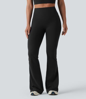 Halara UltraSculpt™ High Waisted Scrunch Butt Lifting Tummy Control Shaping Yoga Flare Leggings with Pockets