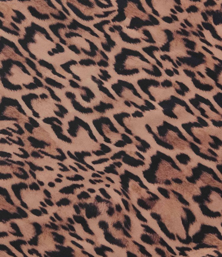 High Waisted Tie Side 2-in-1 Leopard Print Flowy Mini Tennis Skirt with Pocket