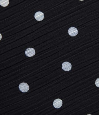 High Waisted Mermaid Polka Dot Midi Casual Skirt