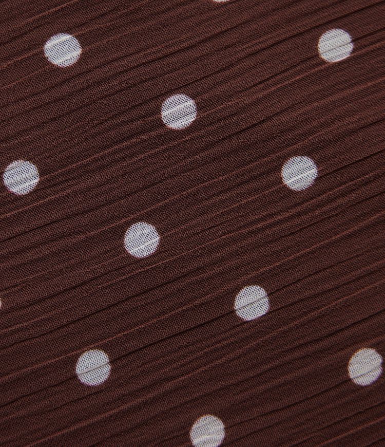 High Waisted Mermaid Polka Dot Midi Casual Skirt