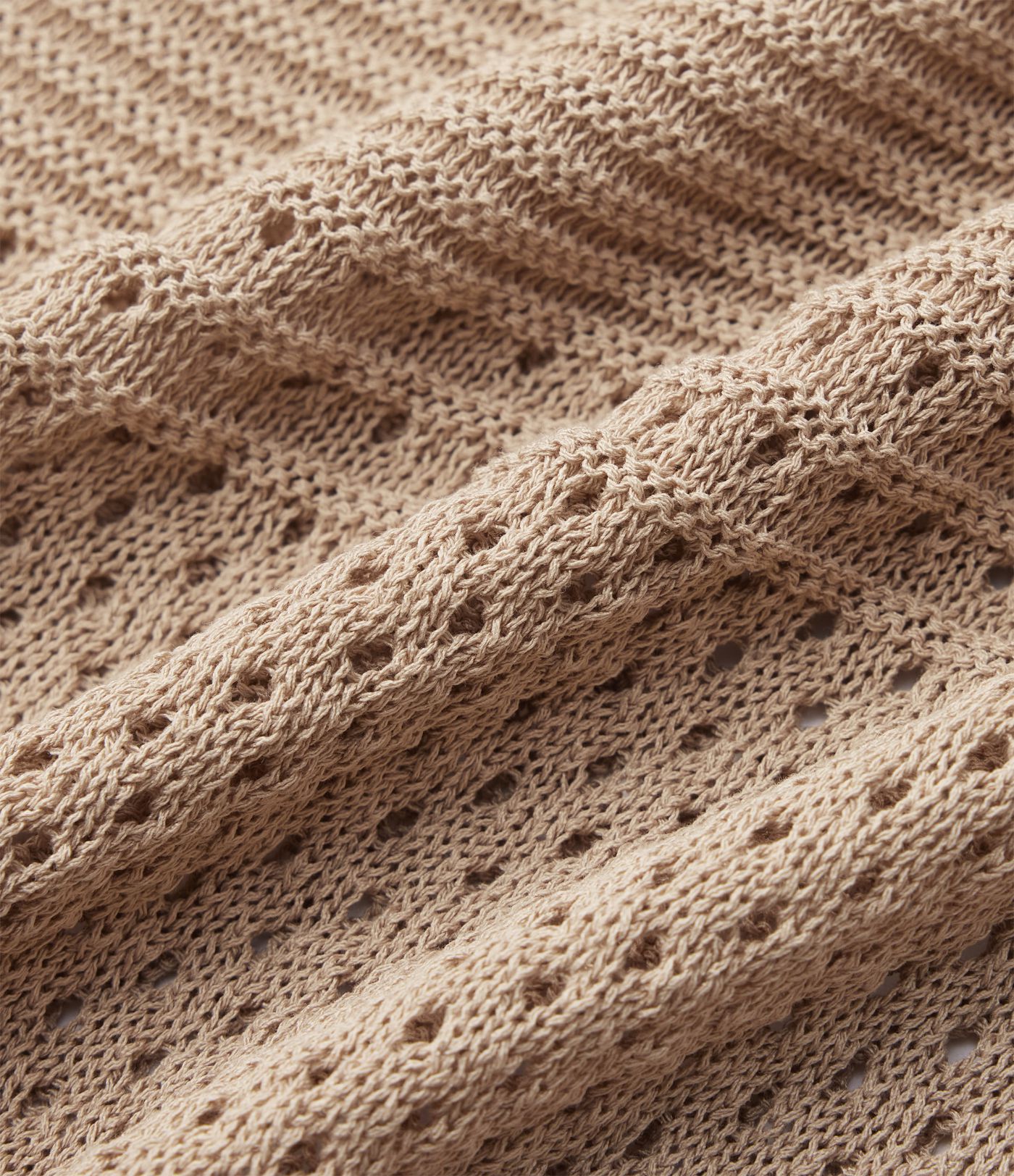 V-neck Batwing Short Sleeve Resort Crochet Jumper