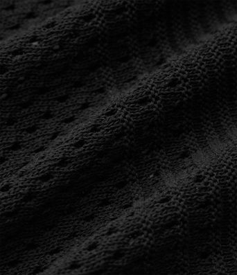 V-neck Batwing Short Sleeve Resort Crochet Jumper