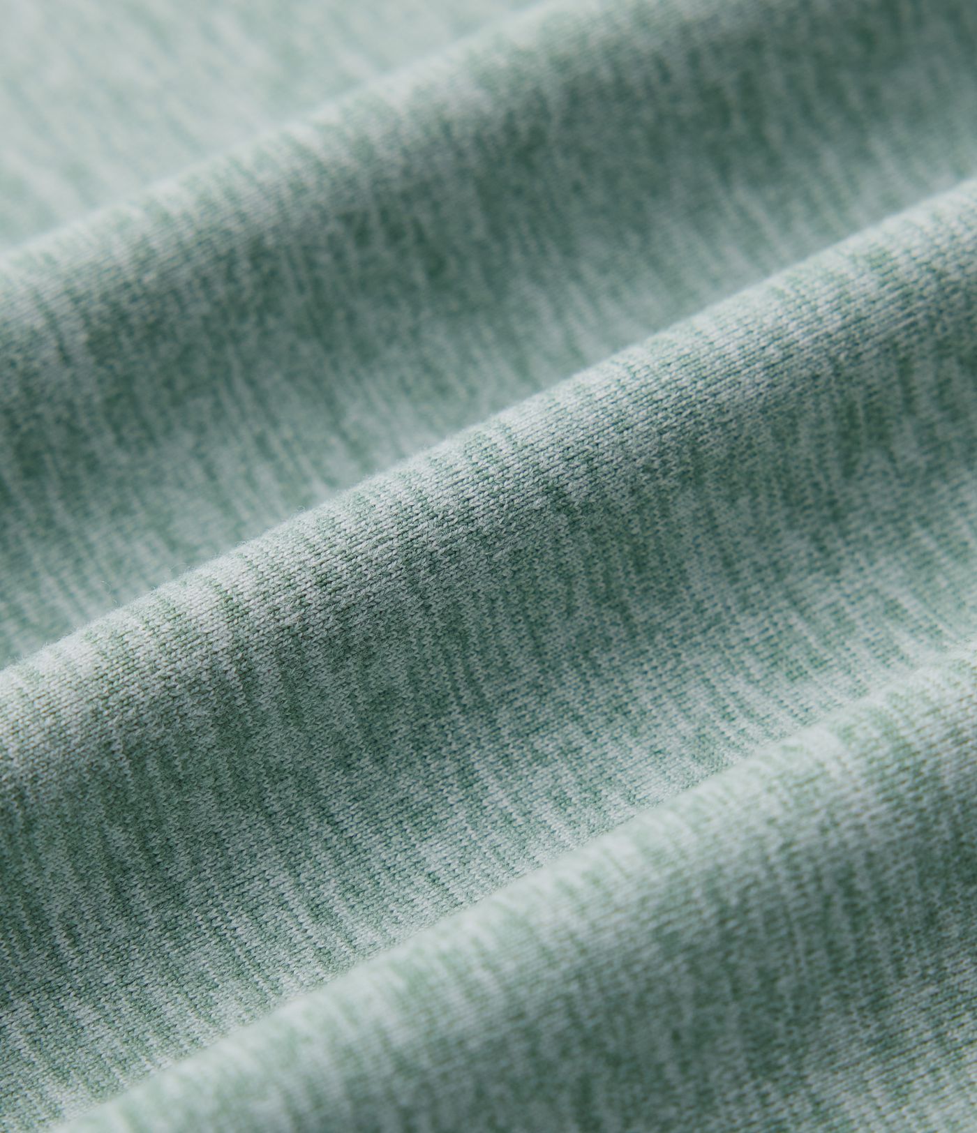 Top sport col cœur manches longues chiné