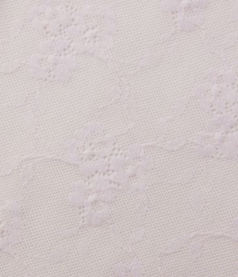 Débardeur en dentelle transparente à motif floral