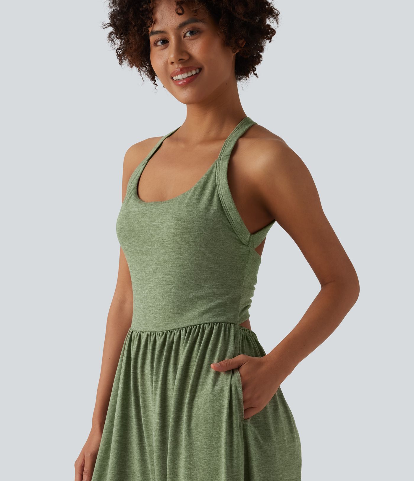 Lässiger Capri-Jumpsuit mit Seitentaschen und weitem Bein - Easy Peezy Edition