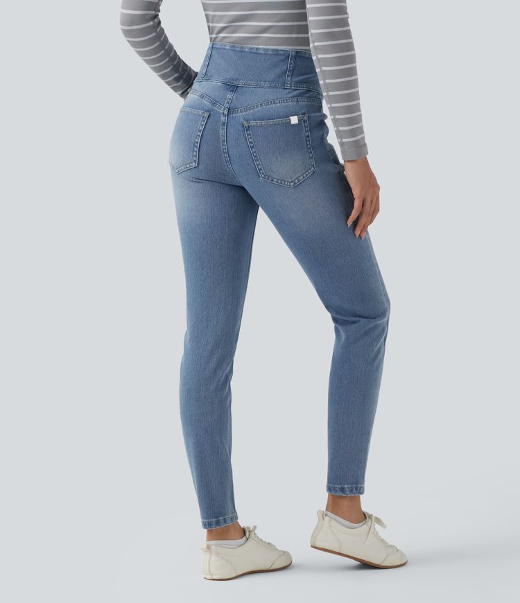 Halara Flex™ High-waisted Casual Skinny Jeans with Pockets