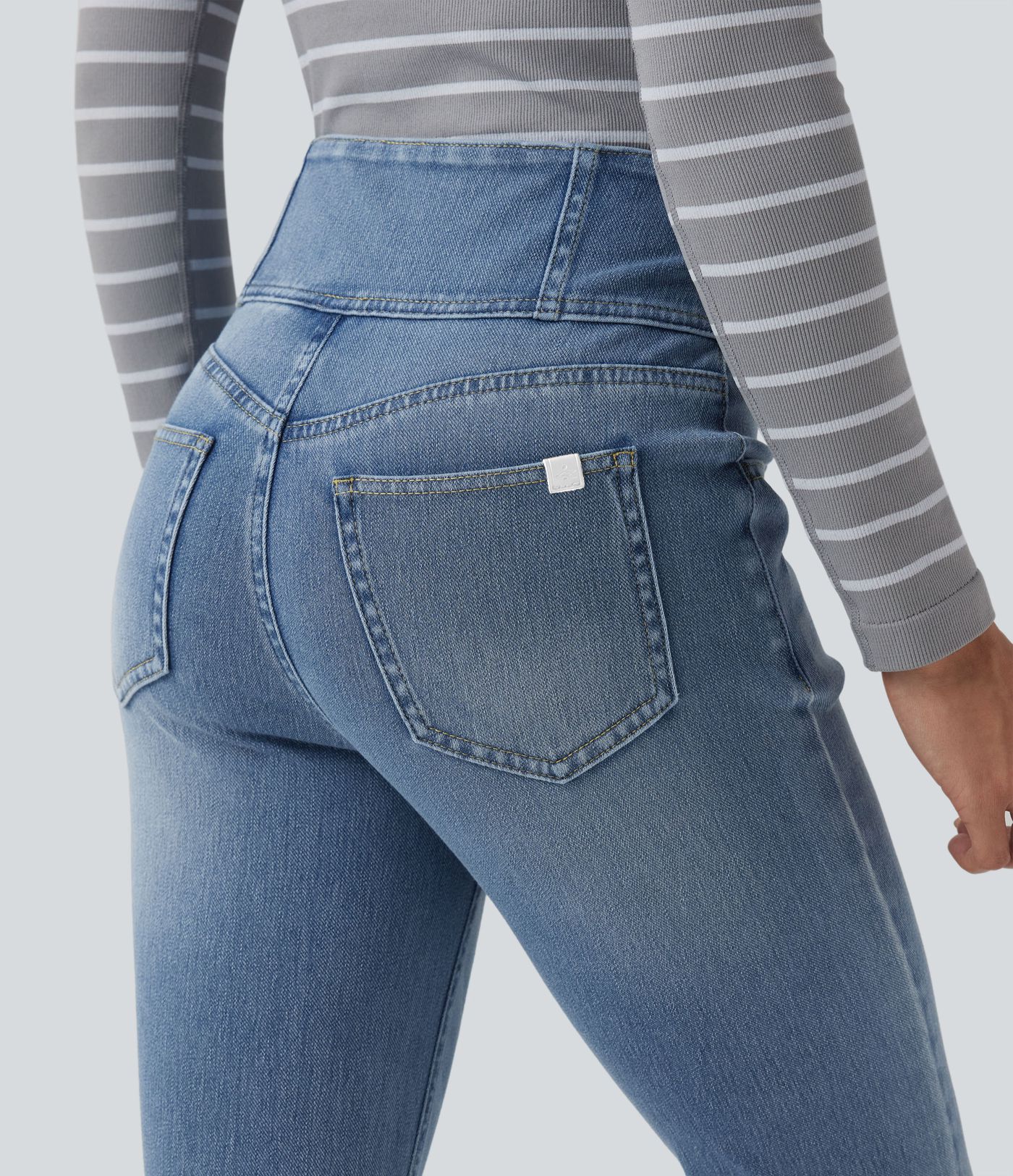 Halara Flex™ High-waisted Casual Skinny Jeans with Pockets