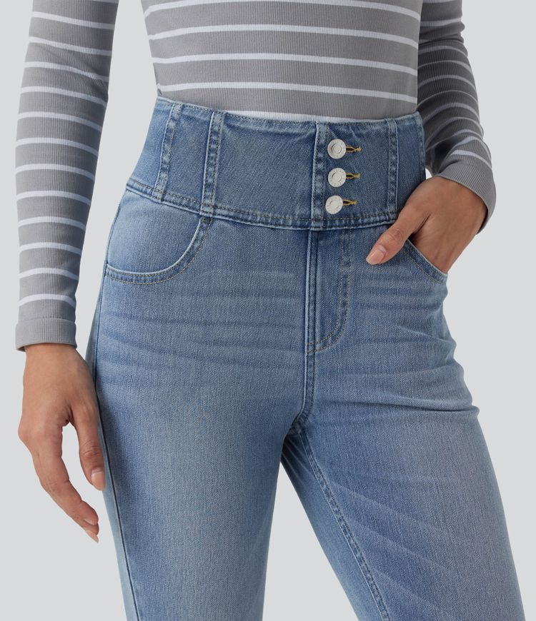 Halara Flex™ High-waisted Casual Skinny Jeans with Pockets