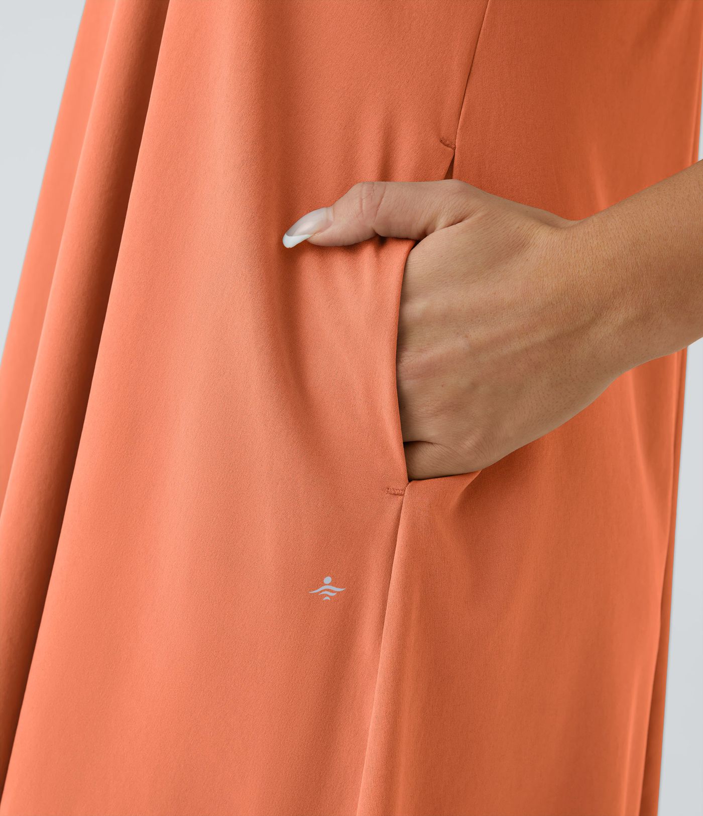 Breezeful™ RacerPocket High Low Flowy Midi Quick Dry Casual Dress Breezeful™ RacerPocket High Low Flowy Midi Quick Dry Casual Dress