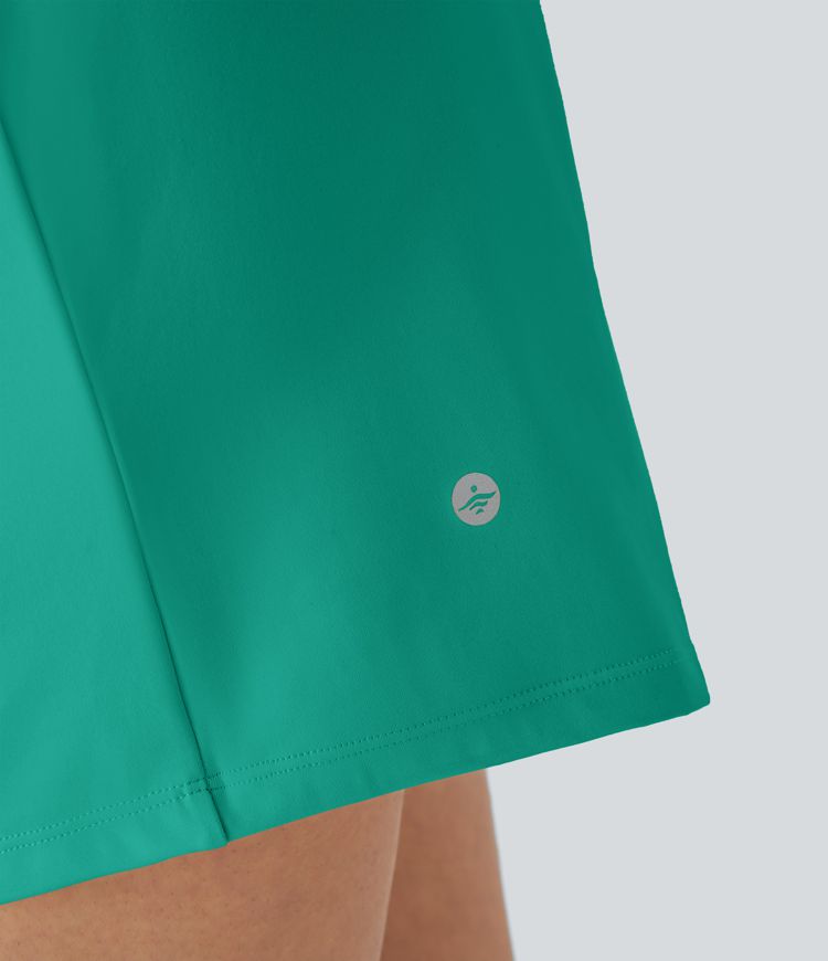 SoftlyZero™ Airy Super High Waisted 2-in-1  Cool Touch Yoga Running Shorts 5'' with Pockets-Longer Length