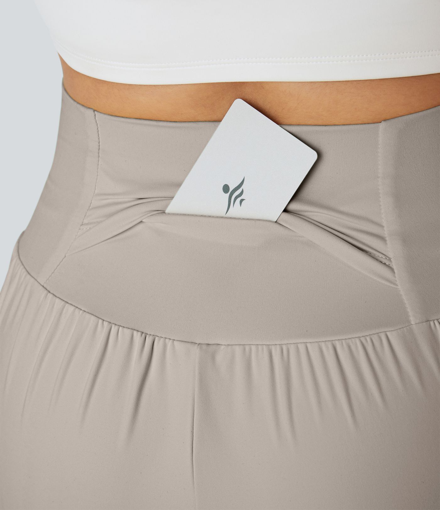 SoftlyZero™ Airy Super High Waisted 2-in-1  Cool Touch Yoga Shorts 5'' with Pockets-Longer Length
