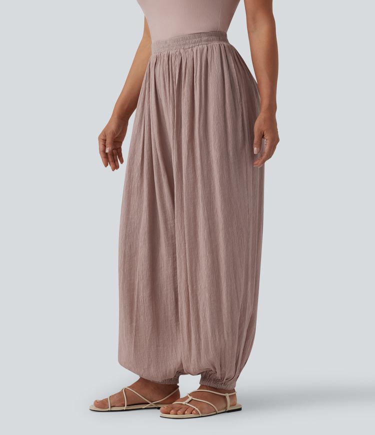 Mid Rise Baggy Joggers with Pockets