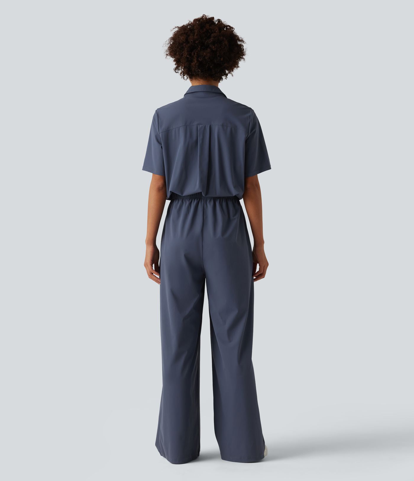 Combinaison courte de travail à manches courtes avec poches - Édition Easy Peasy