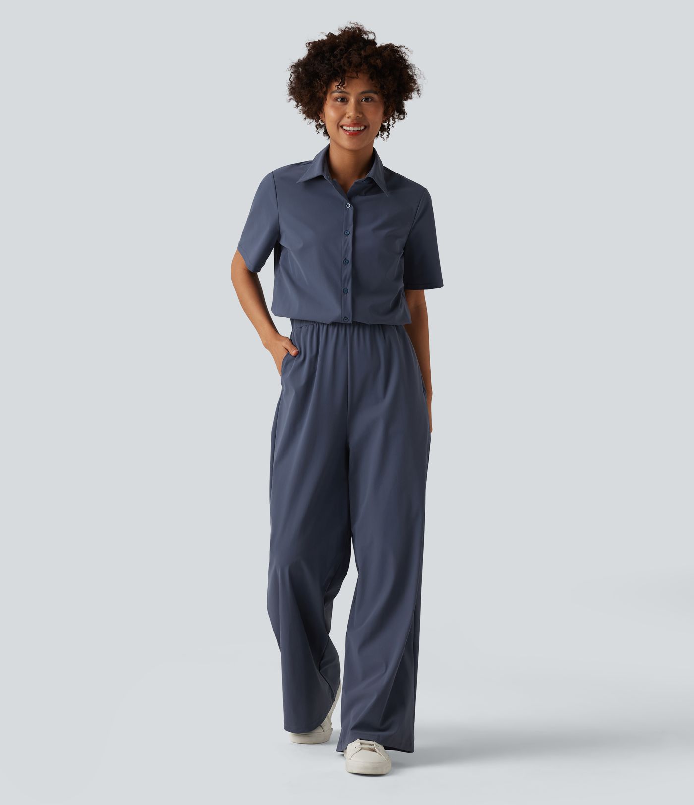 Kurzarm-Arbeits-Overall mit Taschen – Easy Pezzy Edition Kurzarm-Arbeits-Overall mit Taschen – Easy Pezzy Edition