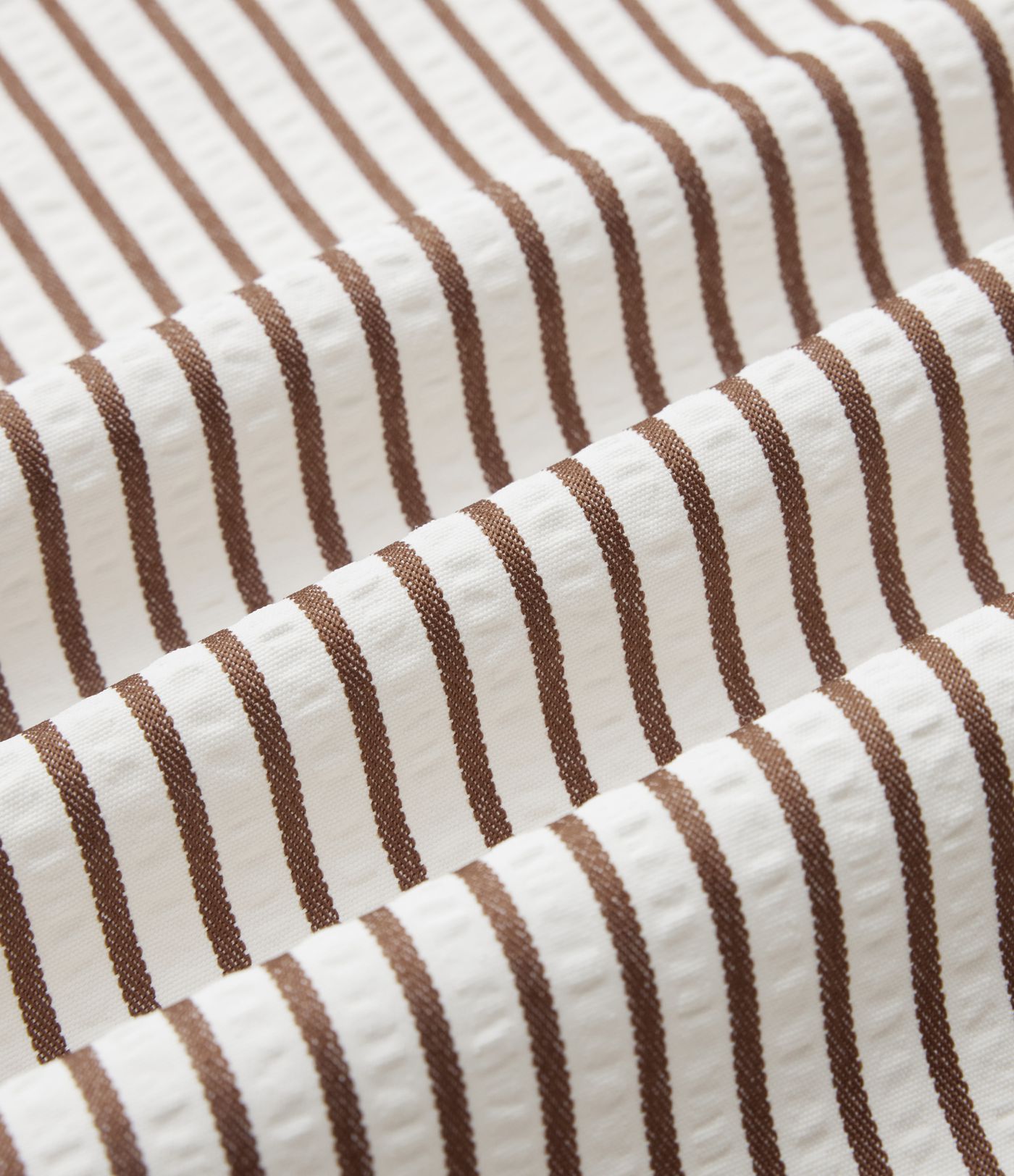 Arbeitshemd mit langen Ärmeln, Streifen, Wickeloptik und seitlichem Bindeband