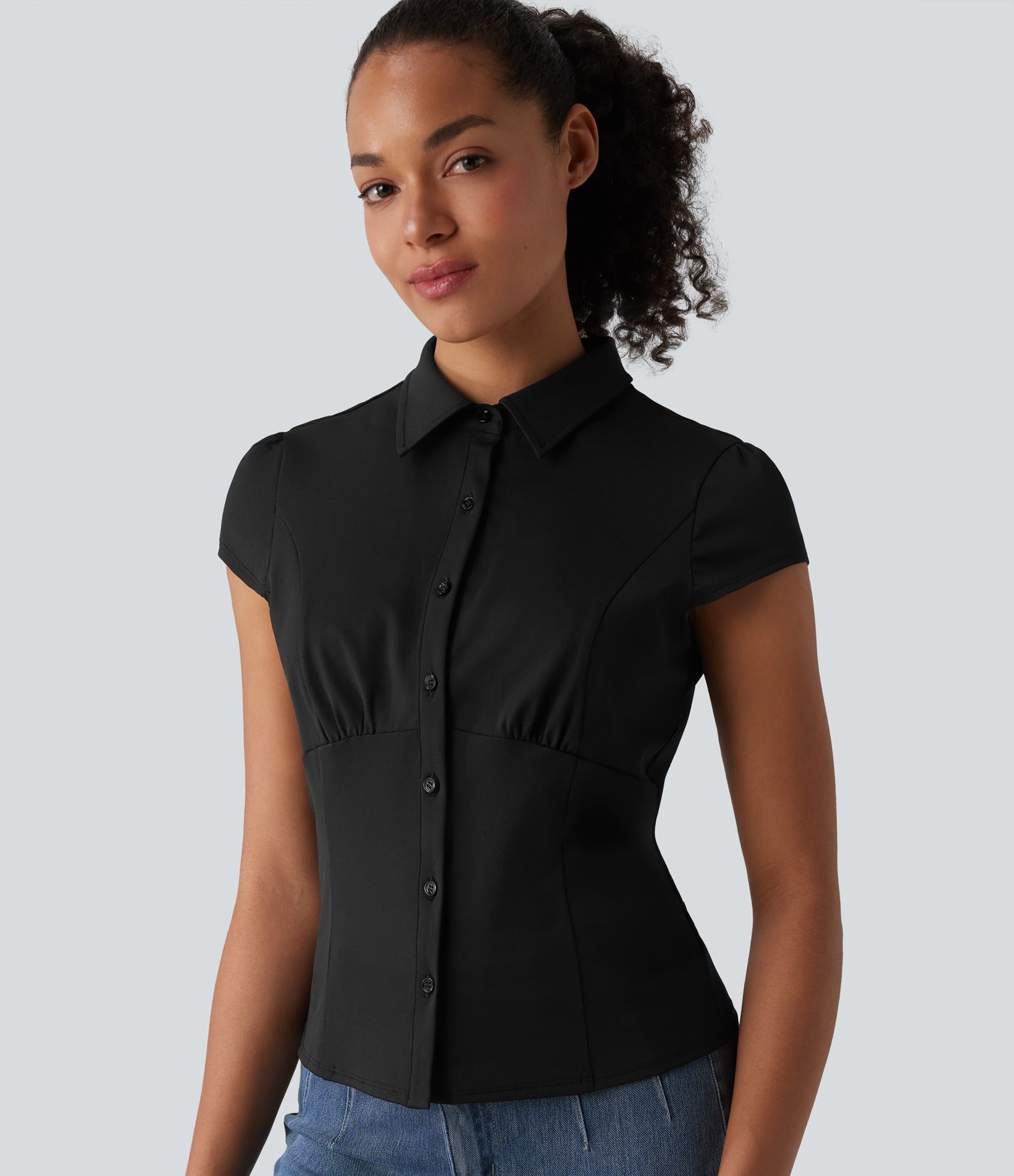 Short Sleeve Wrinkle-resistant Quick Dry Casual Shirt