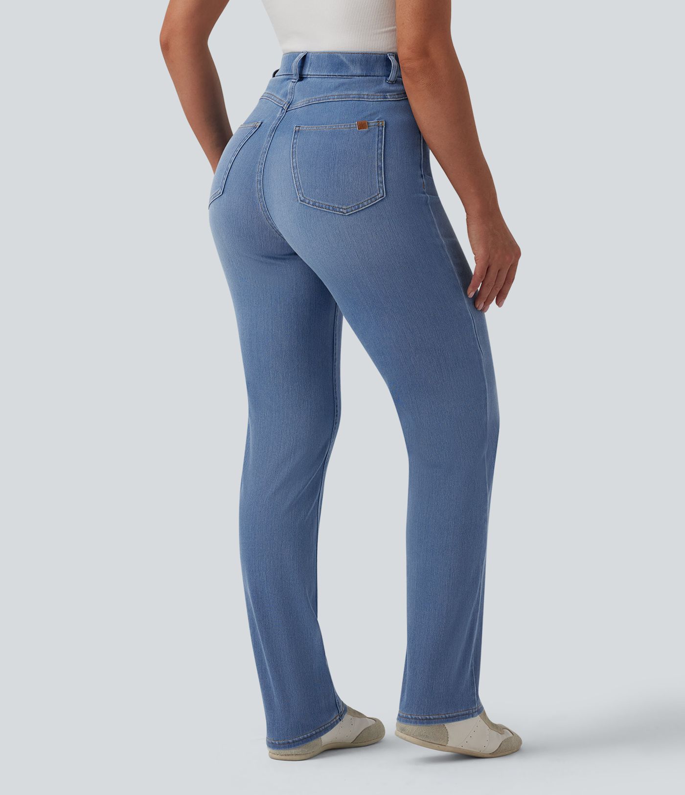 Halara Flex™ Jean casual gainant taille haute avec poches