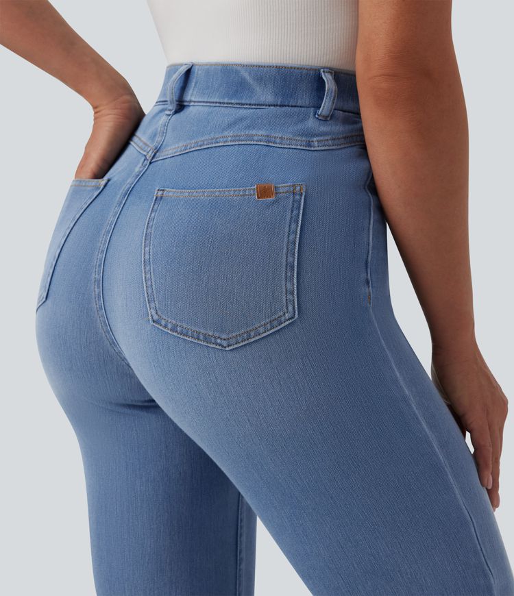 Halara Flex™ Jean casual gainant taille haute avec poches