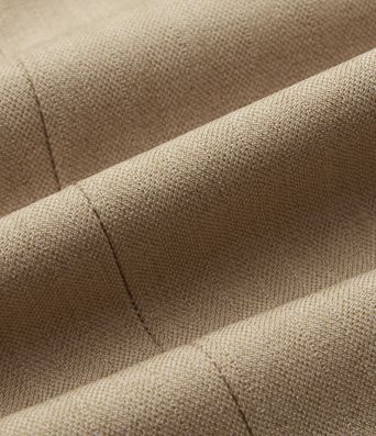 Wrinkle-Resistant U Neck Long Sleeve Work Linen-Feel Blazer