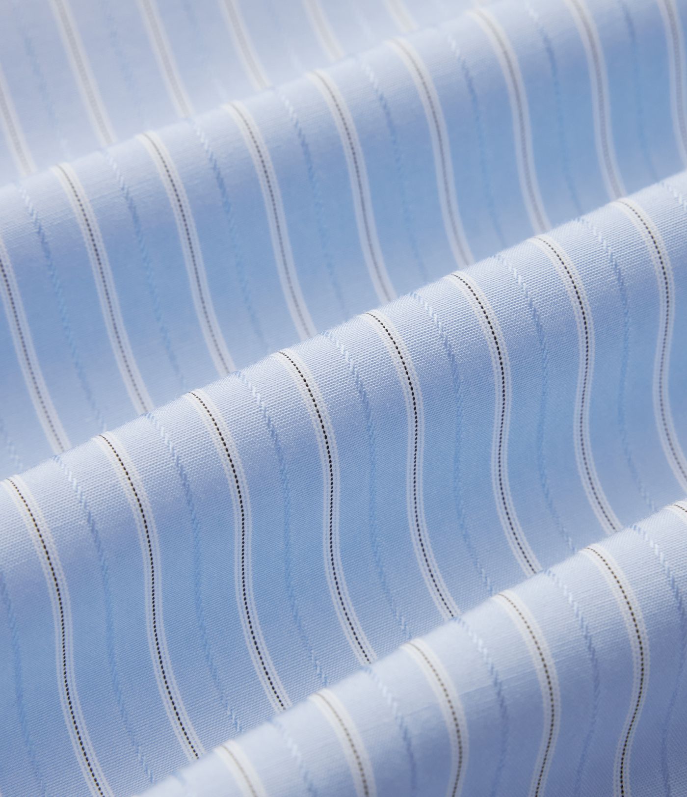 Collar Roll Up Sleeve Twisted High Low Stripes Casual Shirt