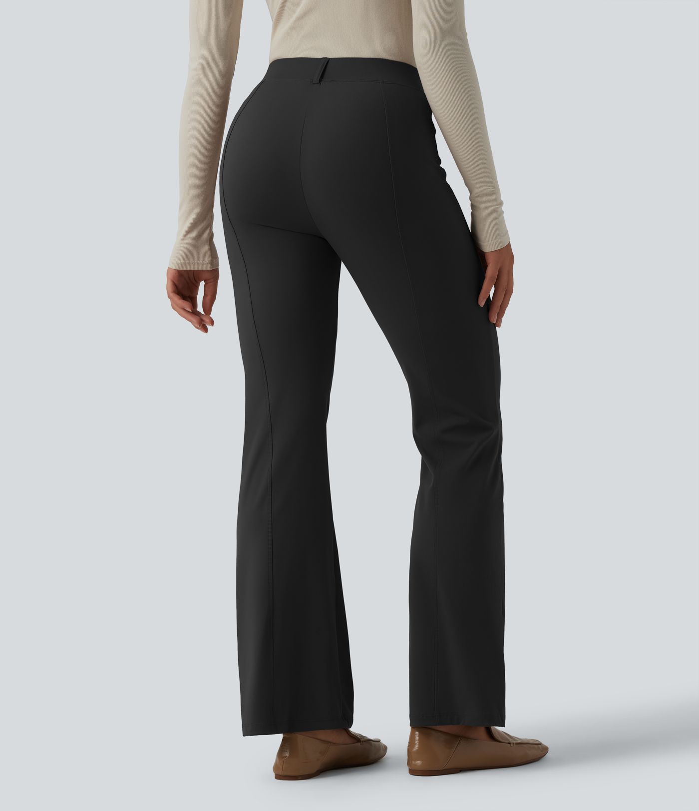 Work trousers with a high waist