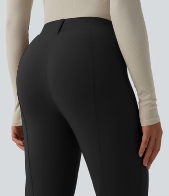 Work trousers with a high waist