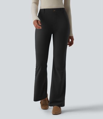 Work trousers with a high waist
