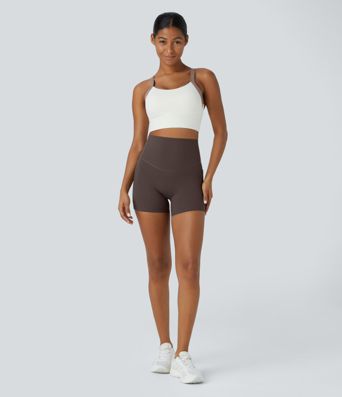 Halara UltraSculpt™ High Waisted Tummy Control Side Pocket Shaping Training Biker Shorts 5''