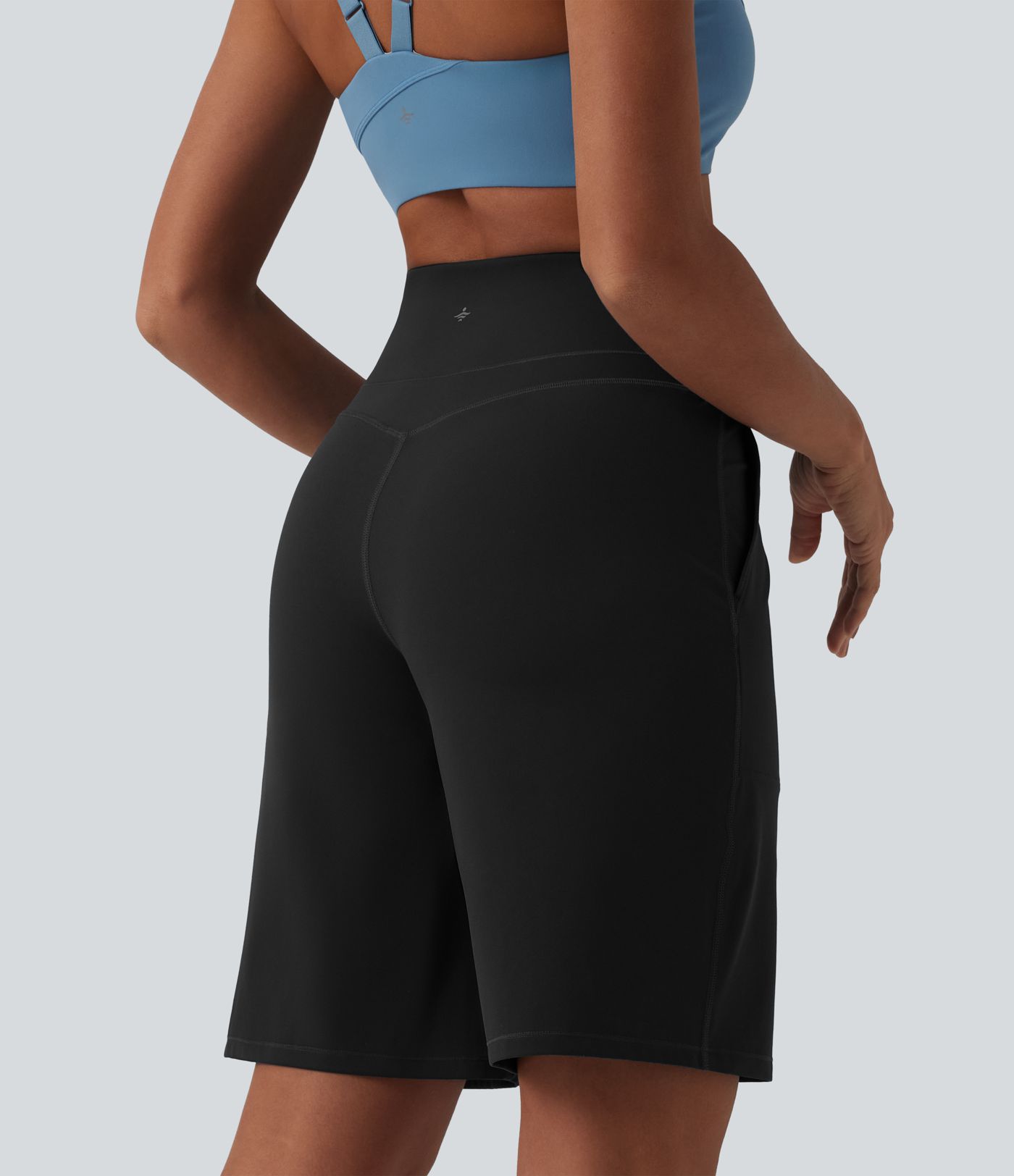 Halara UltraSculpt™ High Waisted Tummy Control Yoga Bermuda Shorts 10'' with Pockets