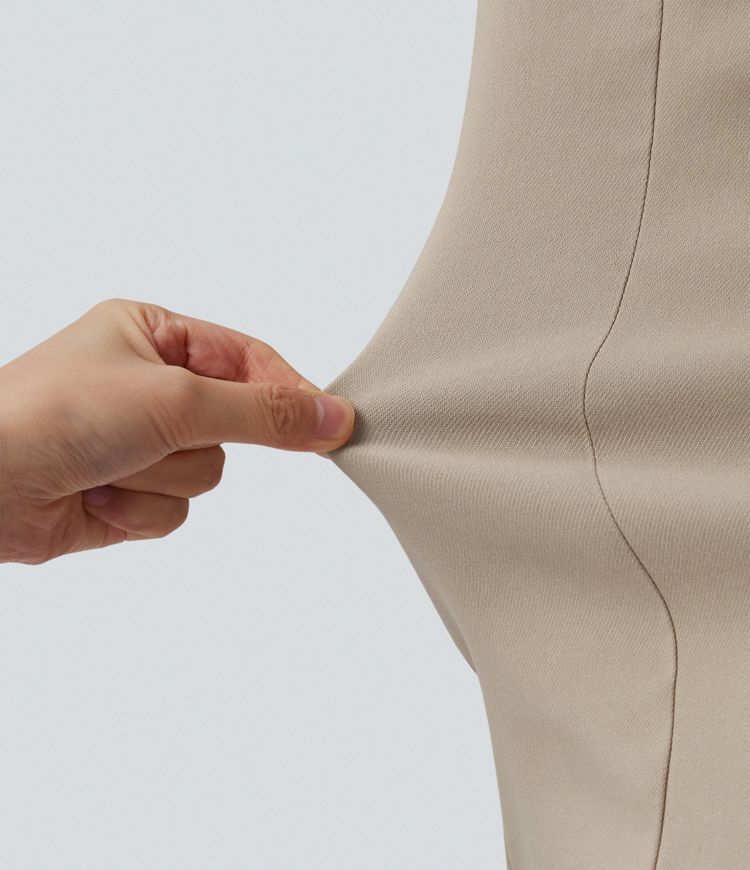 Shawl Collar 3/4 Sleeve Work Blazer with Pockets