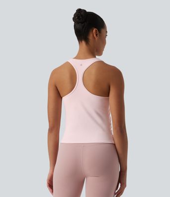 SoftlyZero™ Round Neck Racerback Cool Touch Yoga Tank Top