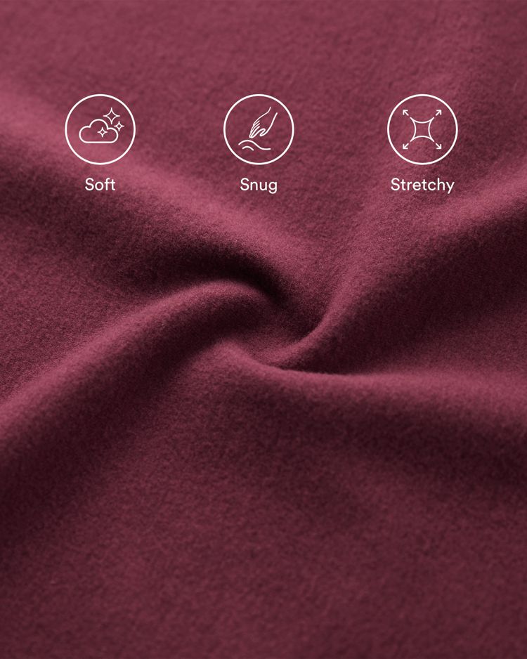 Weich, anschmiegsam, dehnbar