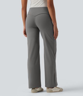 DayStretch High Waisted Tummy Control Casual Bootcut Pants with Pockets