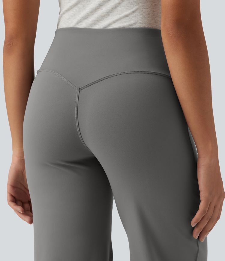 DayStretch High Waisted Tummy Control Casual Bootcut Pants with Pockets