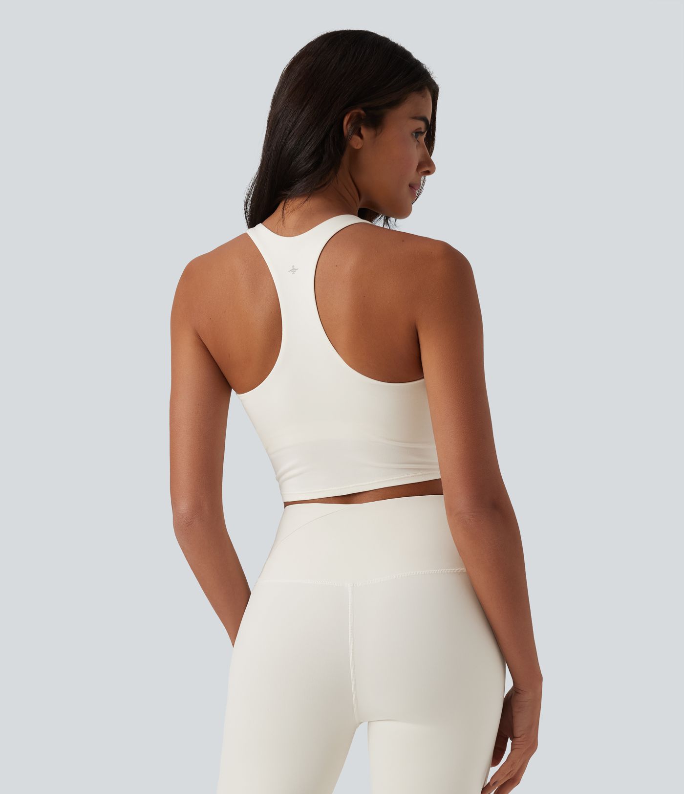 Racerback Cropped Yoga Sports Top
