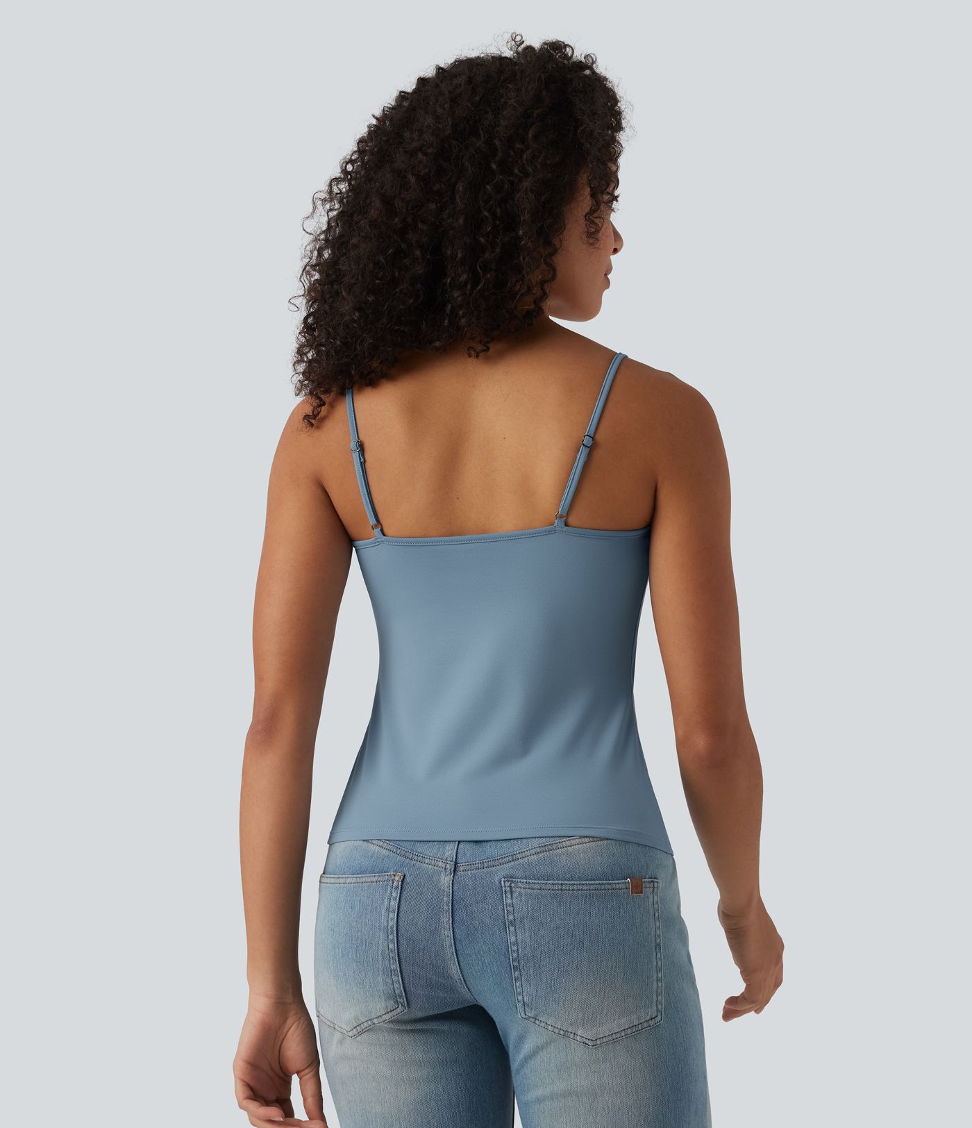 Lässiges Tanktop mit U-Ausschnitt