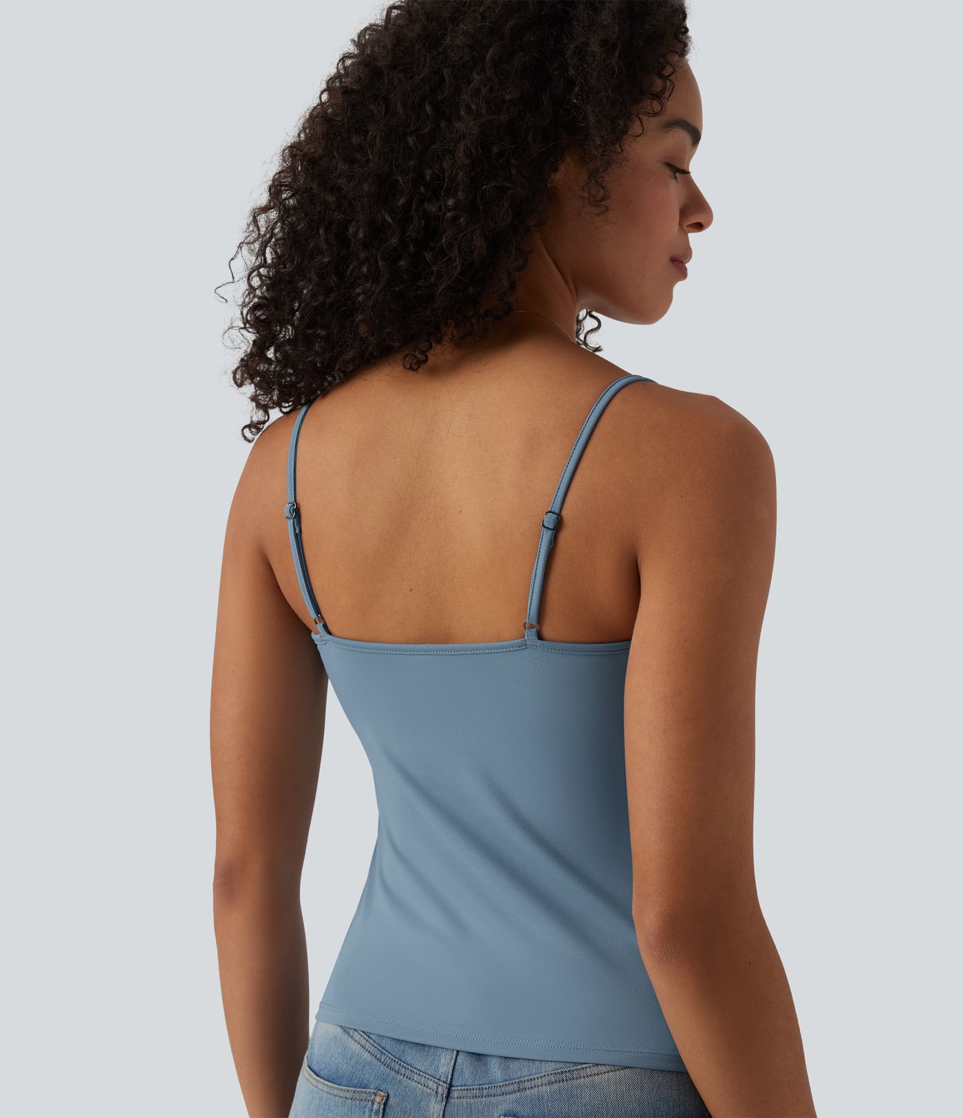 Lässiges Tanktop mit U-Ausschnitt