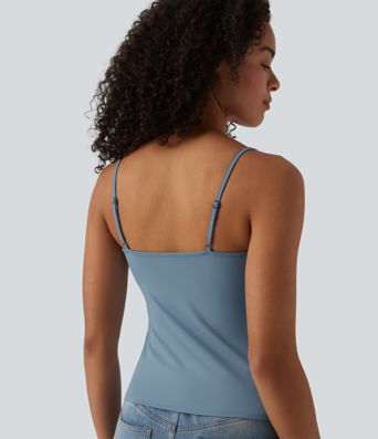 Lässiges Tanktop mit U-Ausschnitt