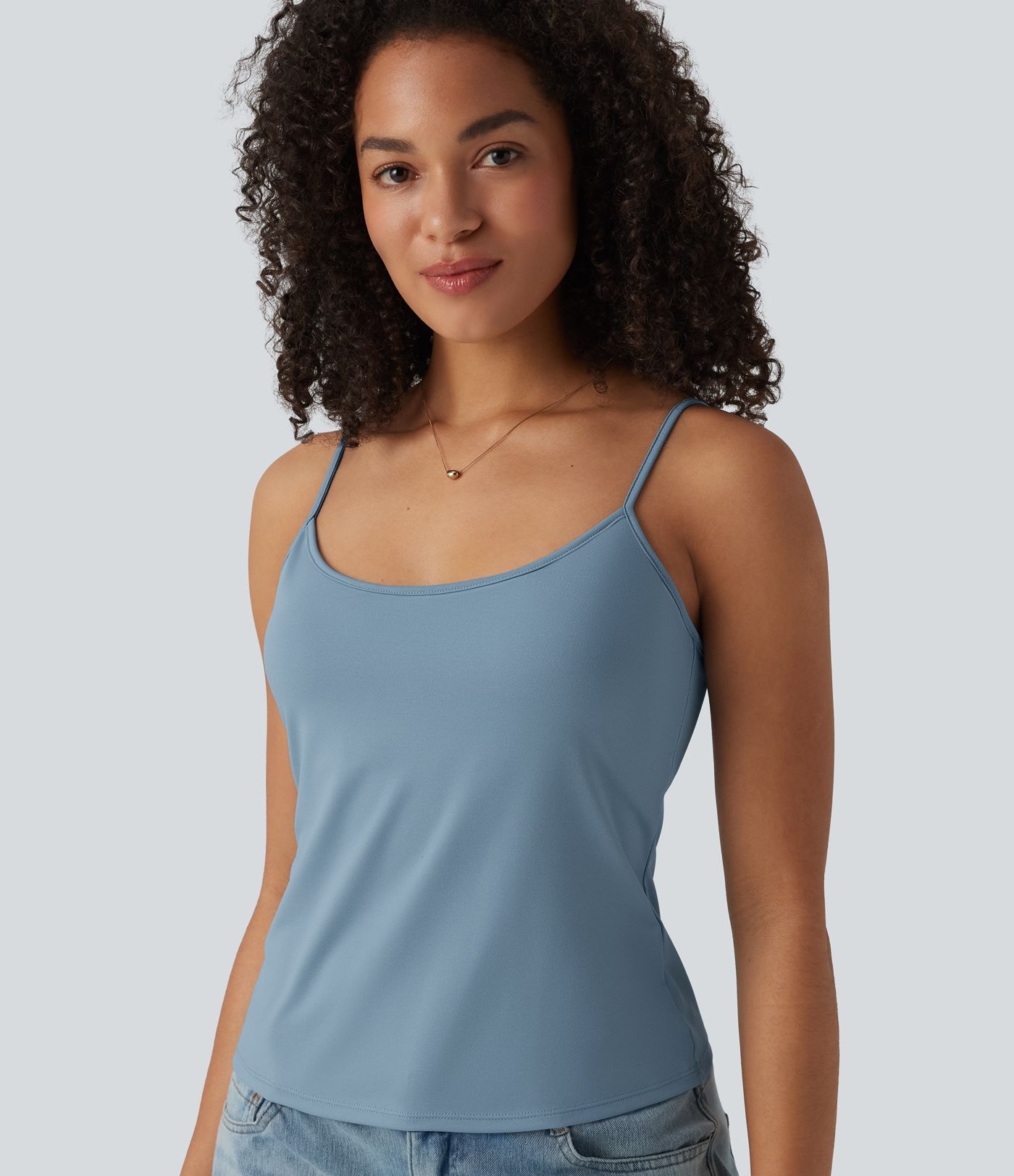 Lässiges Tanktop mit U-Ausschnitt