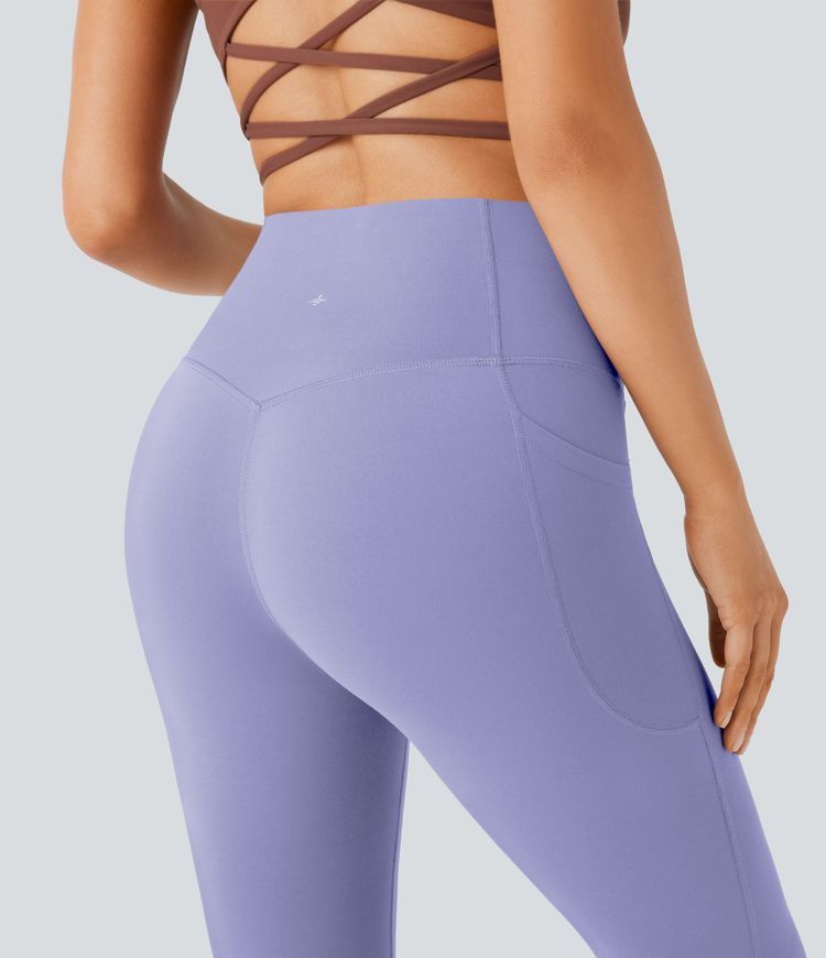Halara UltraSculpt™ High Waisted Tummy Control Pocket Shaping Yoga Bootcut Leggings