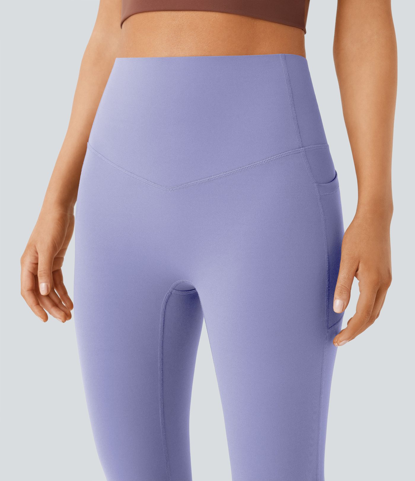 Halara UltraSculpt™ High Waisted Tummy Control Pocket Shaping Yoga Bootcut Leggings
