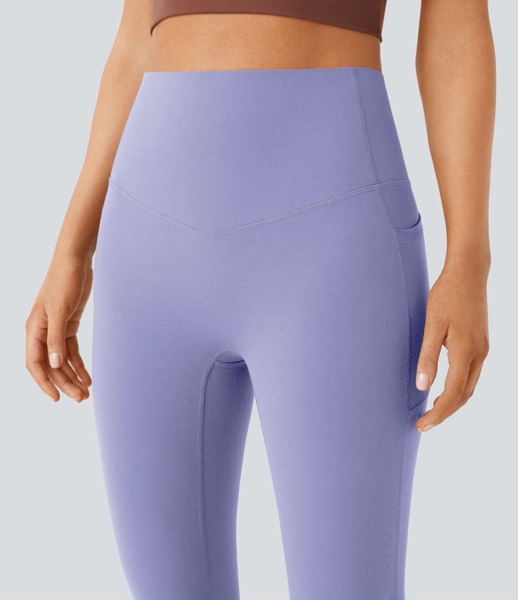 Halara UltraSculpt™ High Waisted Tummy Control Pocket Shaping Yoga Bootcut Leggings