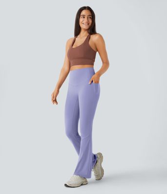 Halara UltraSculpt™ High Waisted Tummy Control Pocket Shaping Yoga Bootcut Leggings